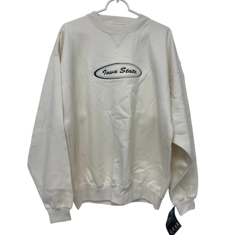 Gear For Sport Iowa State Sweatshirt White Mens Size L NWT‎ NCAA Cyclones